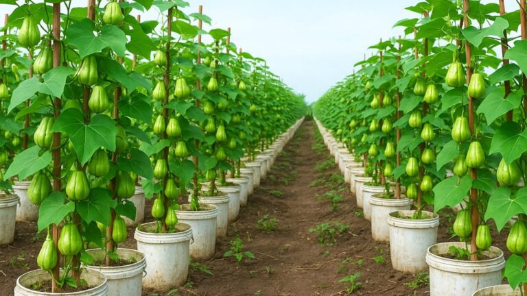 5 sposobów na uprawę chayote w starym wiadrze – odkryj, jak to zrobić!